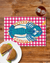 将图片加载到图库查看器，The Lobster - Fabric Placemat
